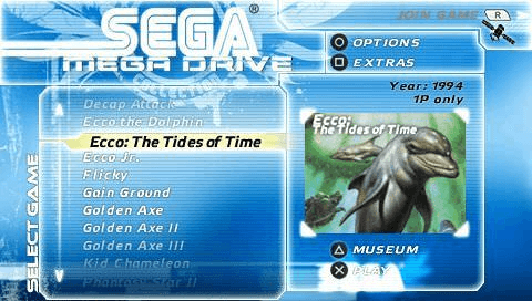 Sega Mega Drive Collection [Essentials] screenshot 4 for PSP